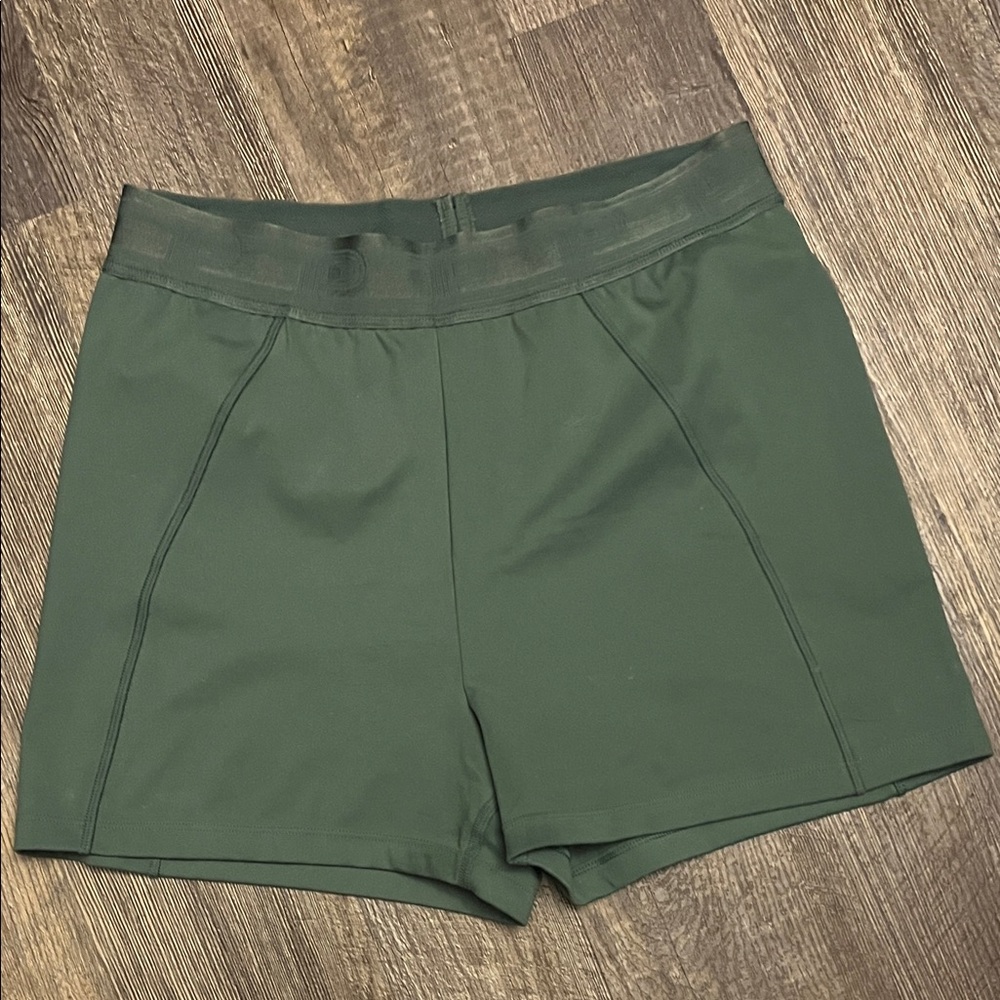 PINK Victoria's Secret Forest Green Athletic Shorts